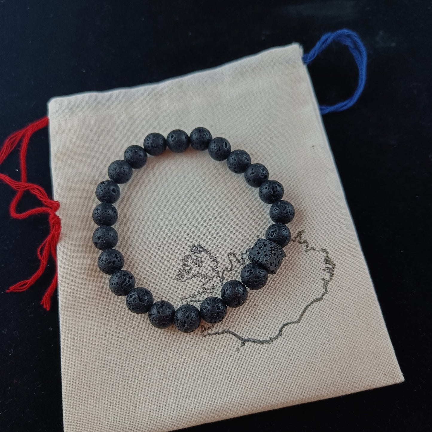 Lava Cube Bracelet