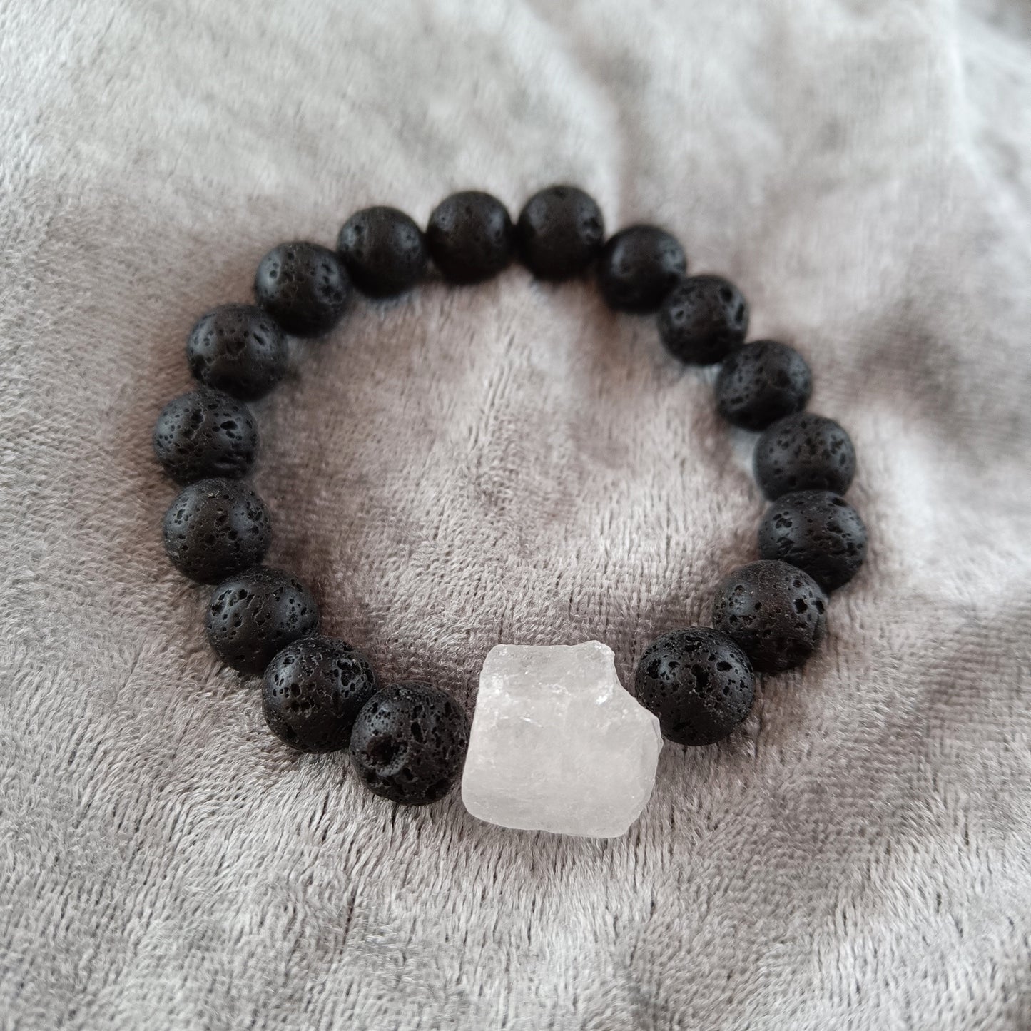 Large Quartz Stone Statement Bracelet