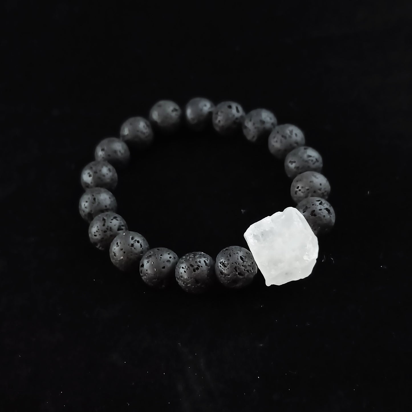 Large Quartz Stone Statement Bracelet