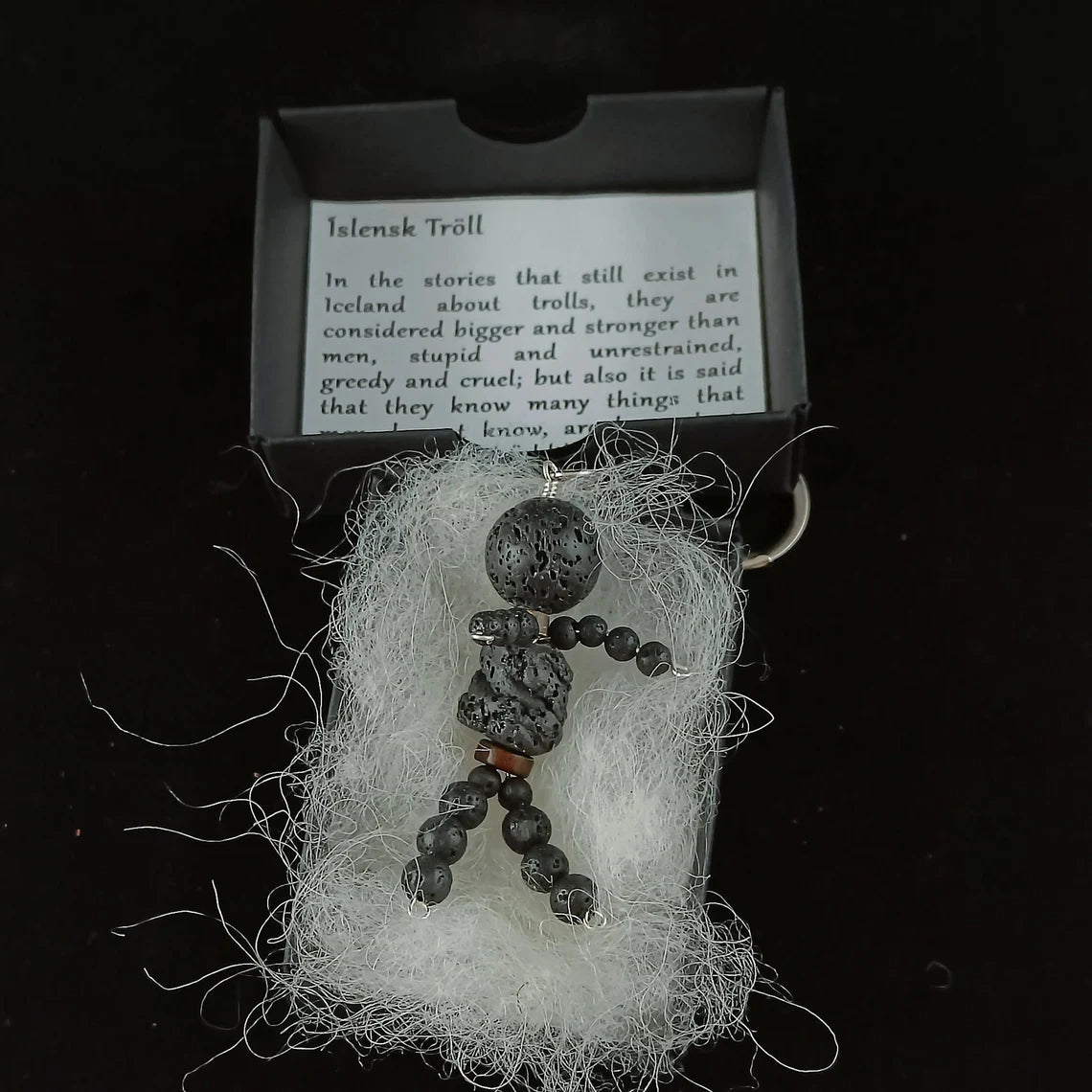 Icelandic Lava Tröll (Troll) Keychain