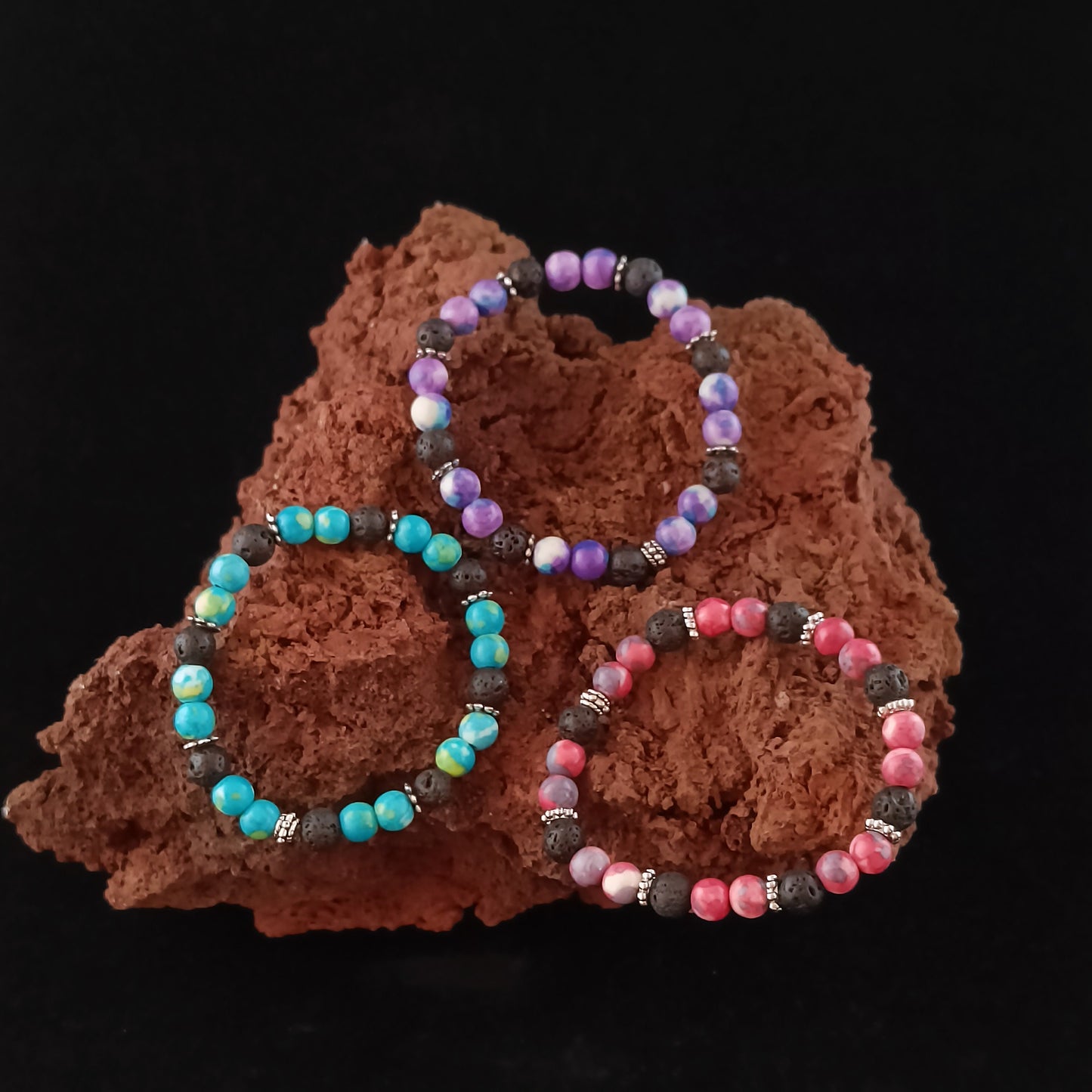 Colorful kids bracelets - Kids and teen lava bracelets
