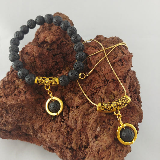 Golden Valkyrie Jewelry Set - Gull Valkyrju Skartgripa Sett || Icelandic Jewelry - Íslenskt Skart