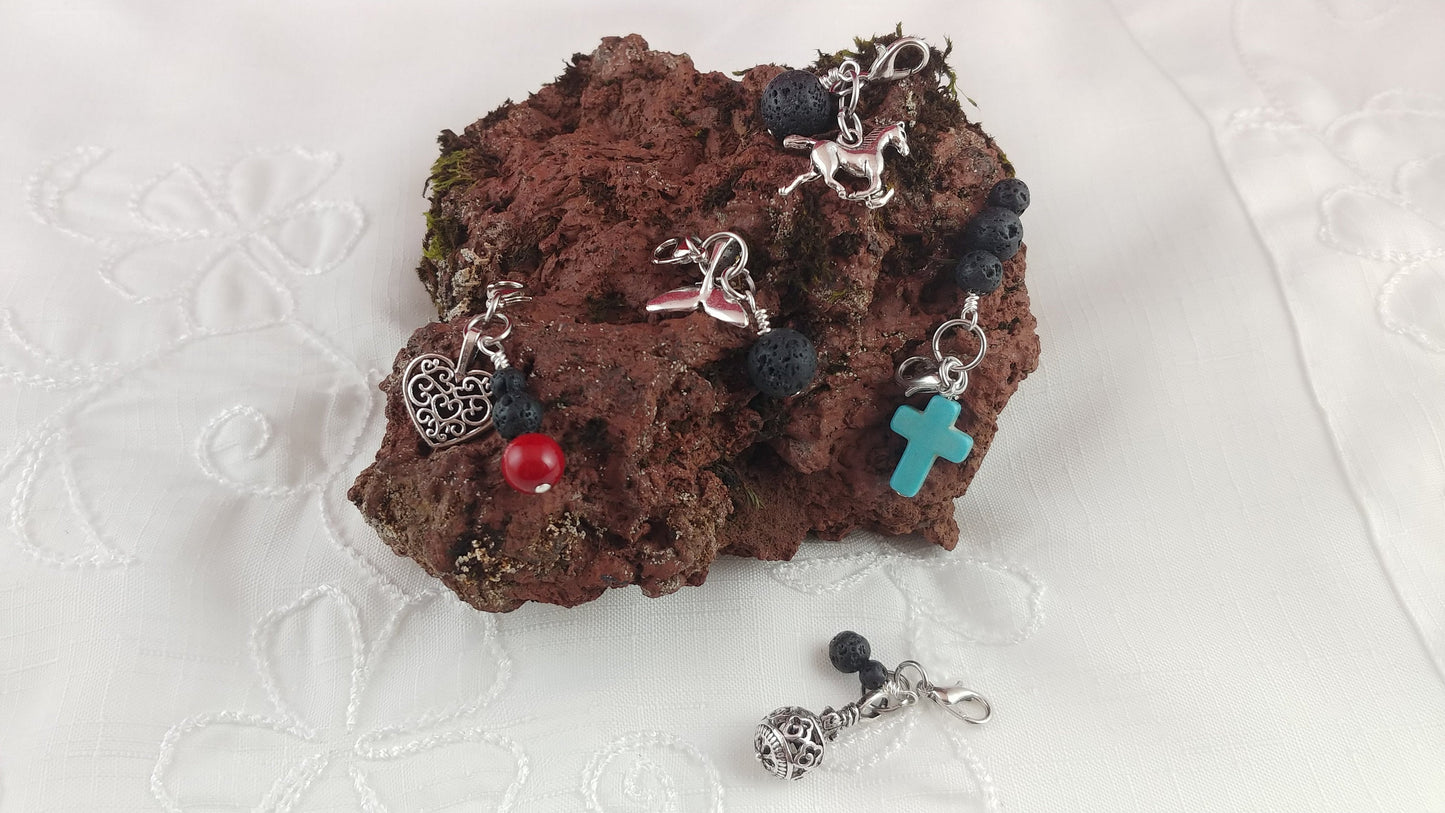 Lava Rock Charms