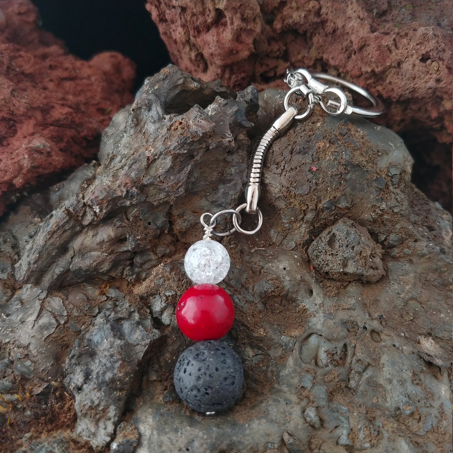 Ice and Fire Keychain