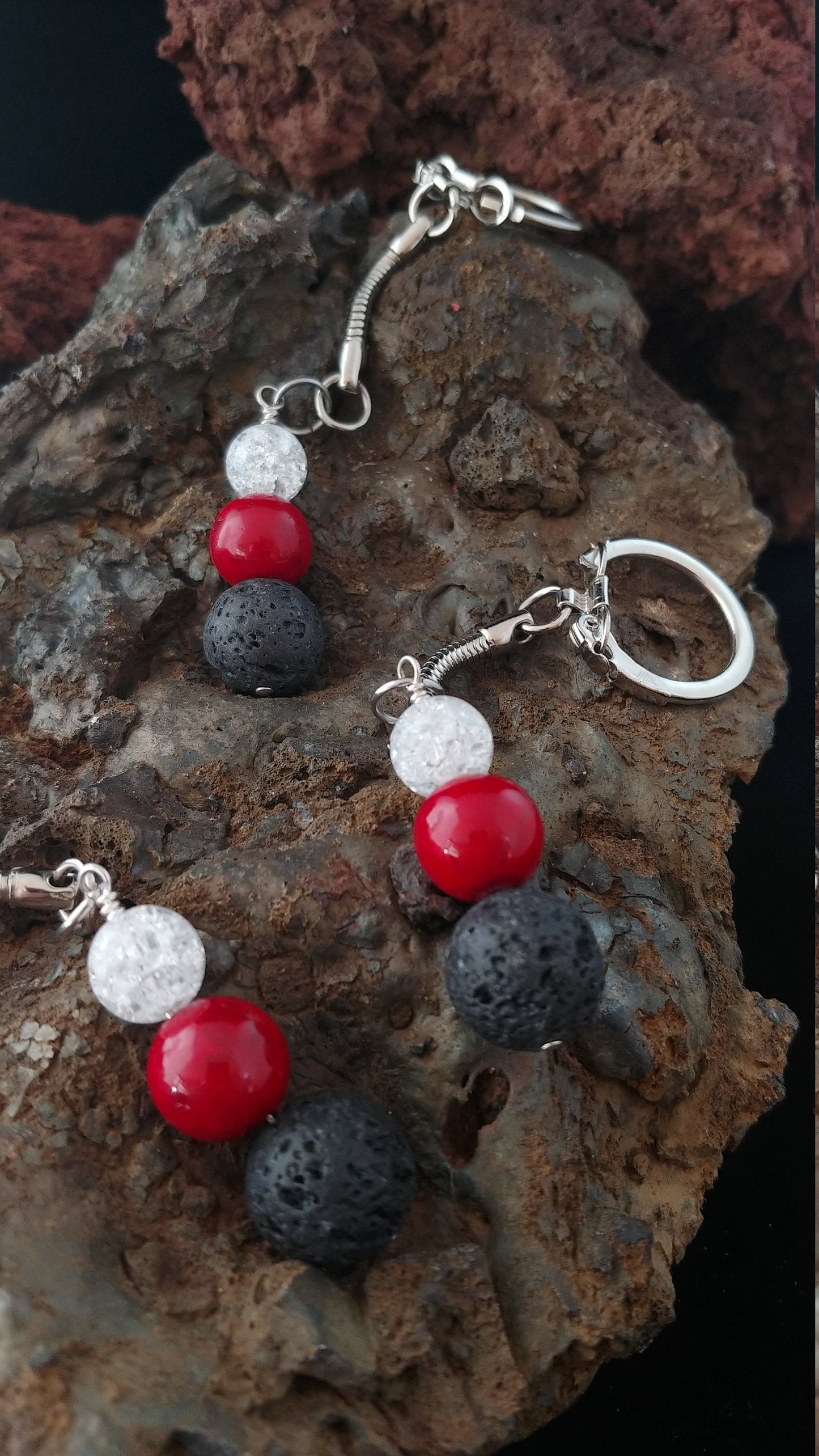 Ice and Fire Keychain