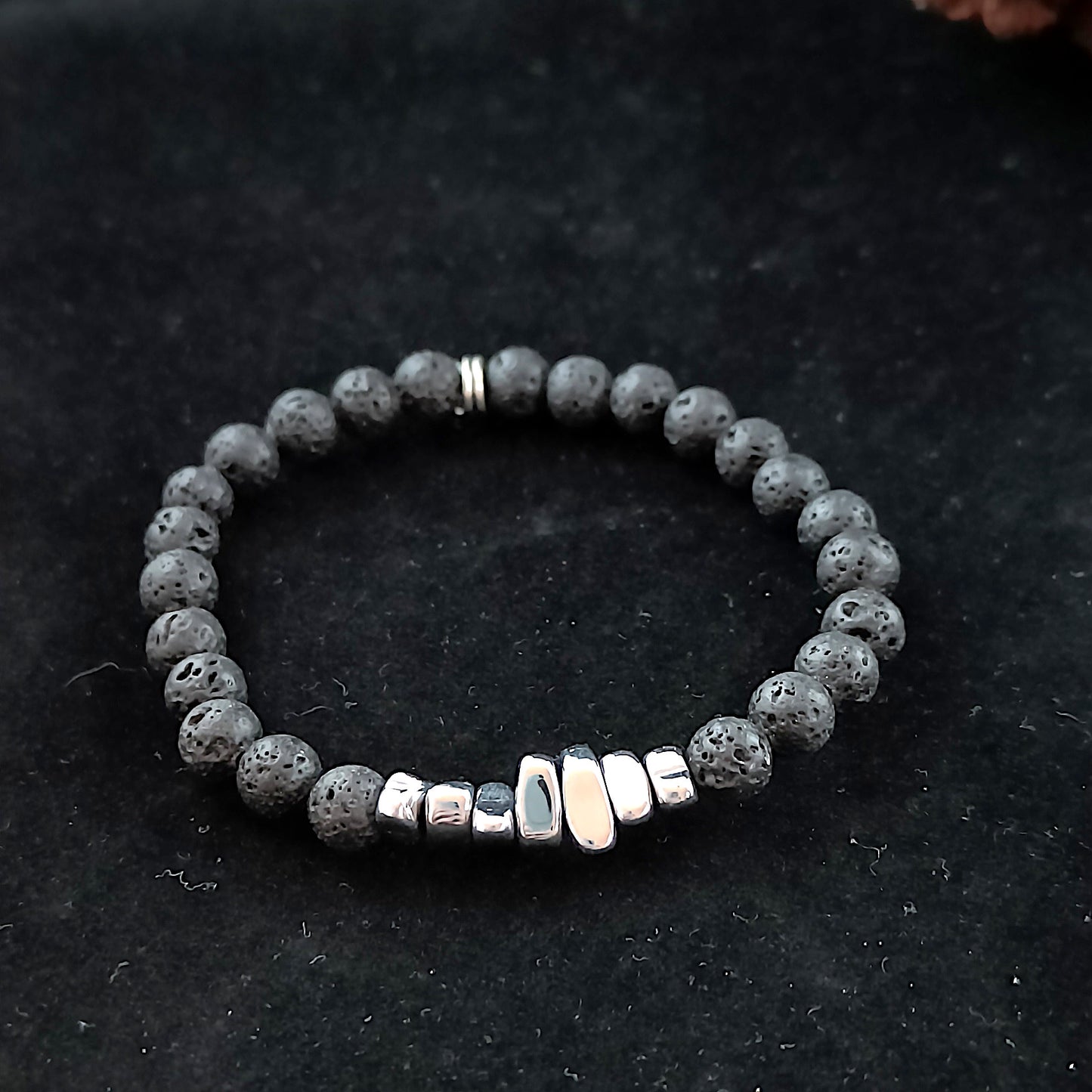 Gold - Silver - Shards Lava Bracelets
