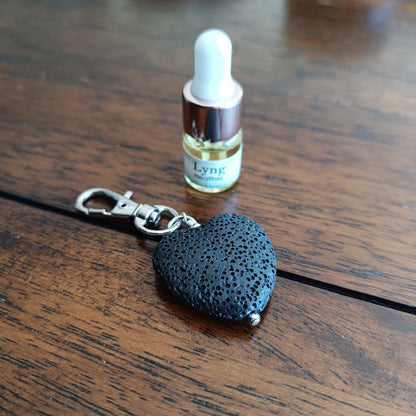 Heart Aroma - Essential Oil and Lava Heart Diffuser Set