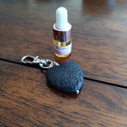 Heart Aroma - Essential Oil and Lava Heart Diffuser Set