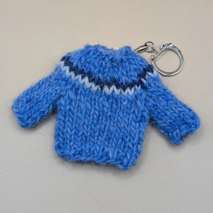 Lopapeysa - Icelandic Wool Sweater keychains - Icelandic handknitted lopapeysa from Icelandic sheep's wool