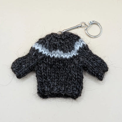 Lopapeysa - Icelandic Wool Sweater keychains - Icelandic handknitted lopapeysa from Icelandic sheep's wool