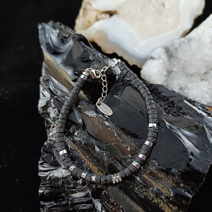 Lava Rock Reykjavik - Sterling Silver Lava Stone Bracelet