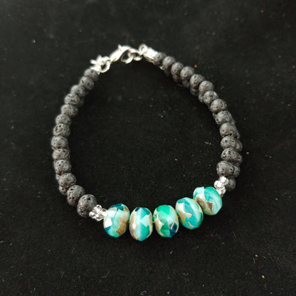 Turquoise Picasso Lava Bracelet