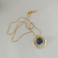 Golden Circle Lava Set with Golden Circle Earrings and Golden Circle Necklace