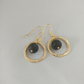 Golden Circle Lava Set with Golden Circle Earrings and Golden Circle Necklace