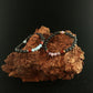 Aquamarine and Rose Quartz Lava and Wood Bracelets