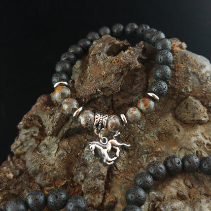 Icelandic Horse Lava Bracelets