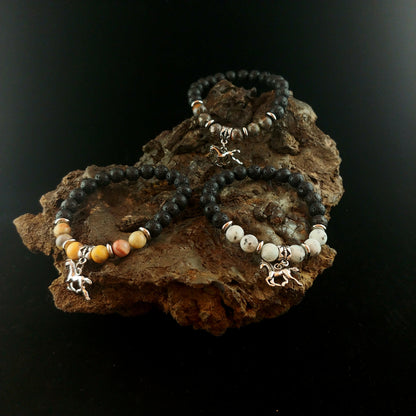 Icelandic Horse Lava Bracelets