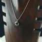 Small Lava Stone Necklace - 2 types: Heart shape and Circle shape - 6mm Lava Stone