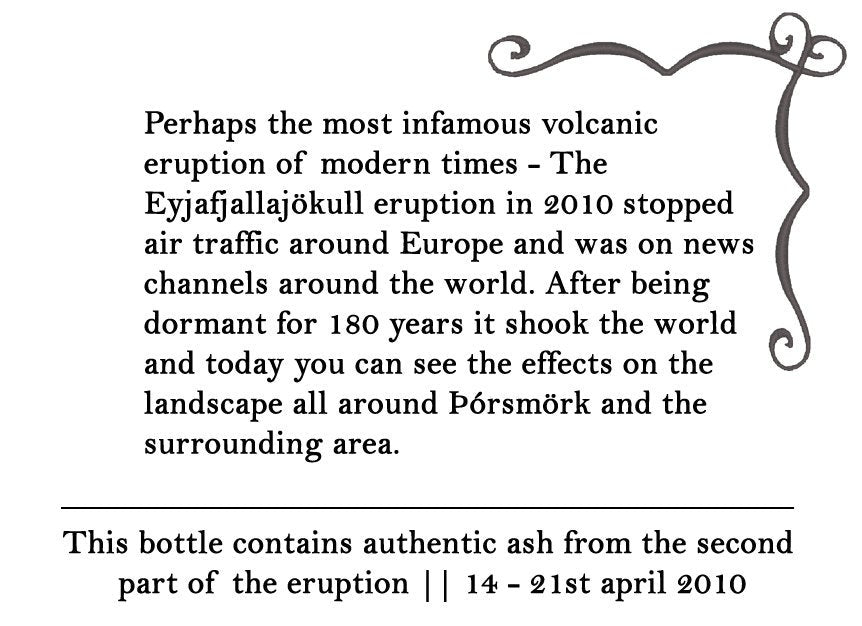 Volcano Ash - Authentic Ash from Eyjafjallajokull and Grimsvotn