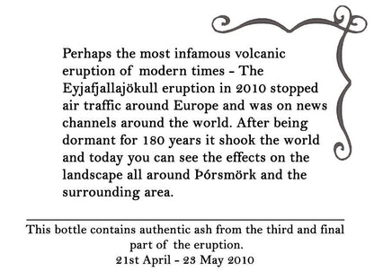 Volcano Ash - Authentic Ash from Eyjafjallajokull and Grimsvotn