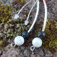 Iceland Set - A Set of White Howlite Jewelry || Necklace - Bracelet and Earrings || Lava Rock Reykjavík