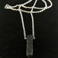 Lava Rock Necklace with Lava Bar Pendant