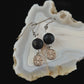 Vegvísir Lava Rock Earrings - Icelandic Jewelry